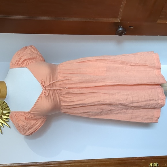Cotton Babydoll Dress - Picture 1 of 10